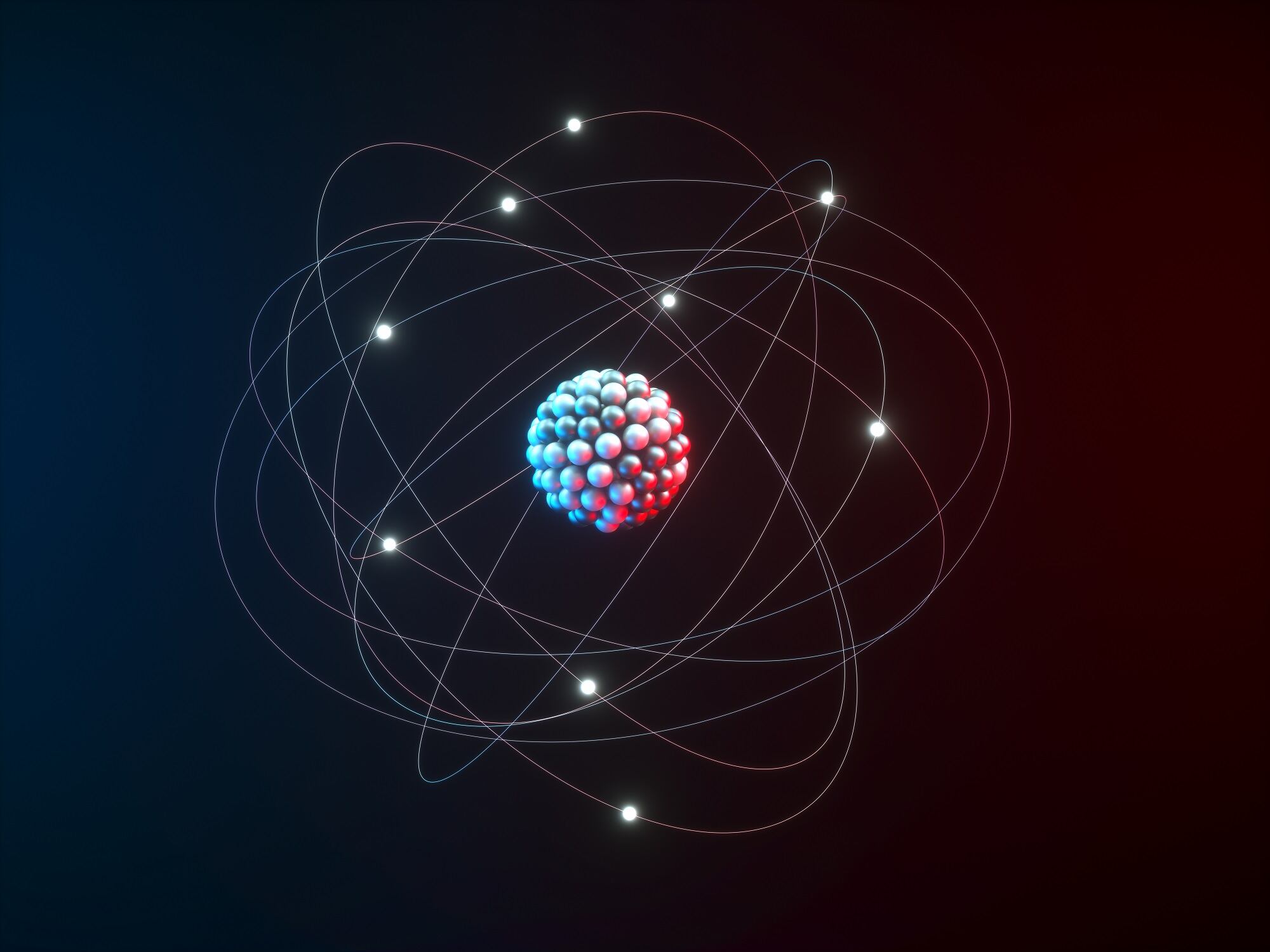 Imagen de referencia de átomo. Foto: Getty Images