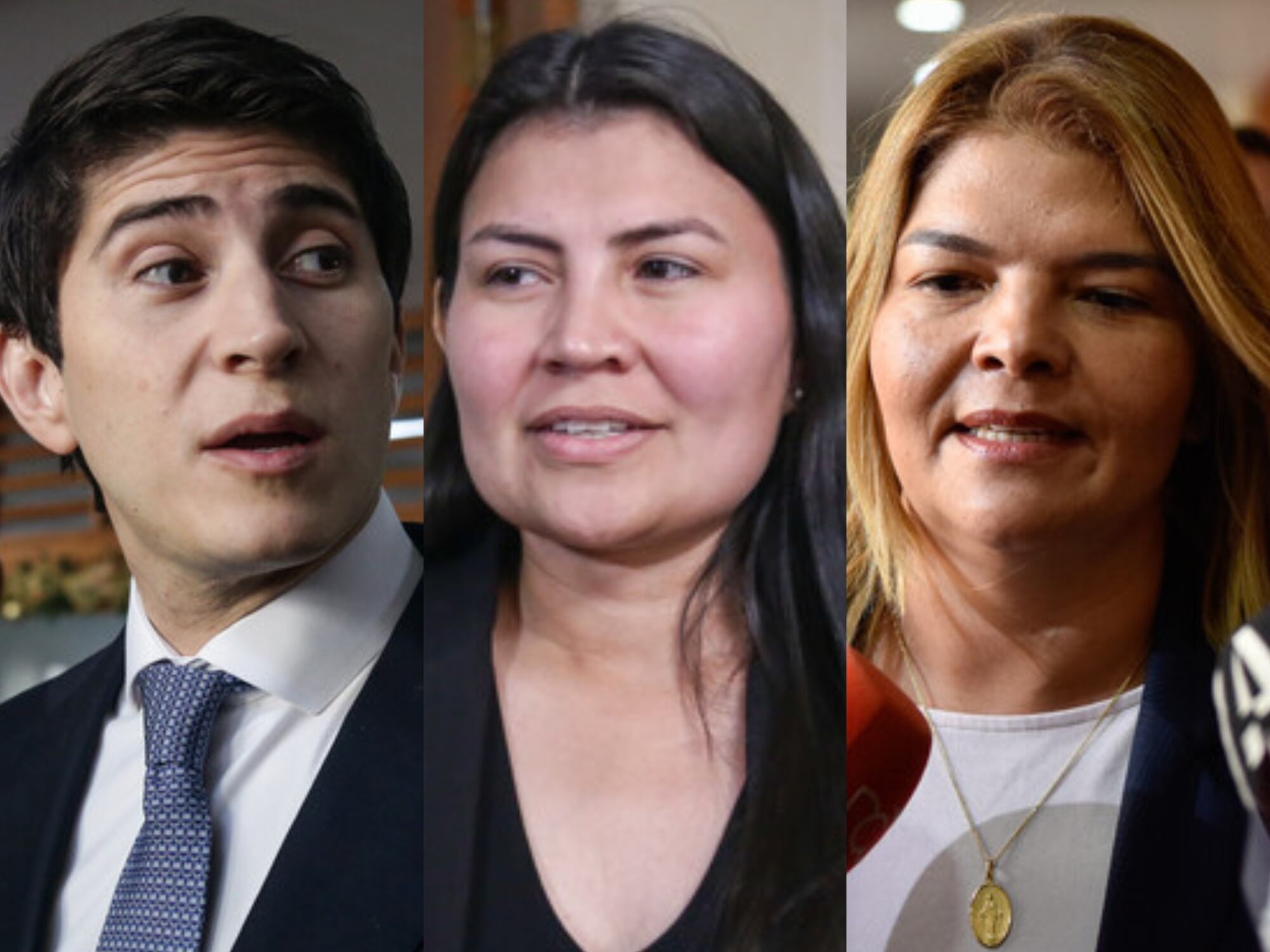 Wadith Manzur, Karen Manrique, Liliana Bitar. Fotos: (Colprensa - Catalina Olaya) / (Colprensa - Catalina Olaya) / (Colprensa - Cristian Bayona).