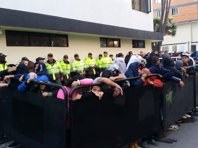144 personas fueron capturadas en Mega operativo contra el crimen en Bogotá. Foto: Cortesía Mebog