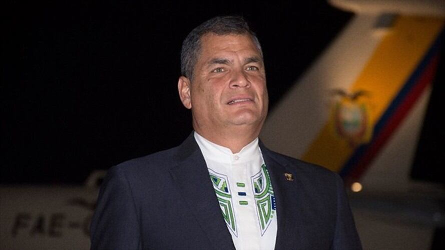 Rafael Correa, expresidente de Ecuador. Foto: Colprensa