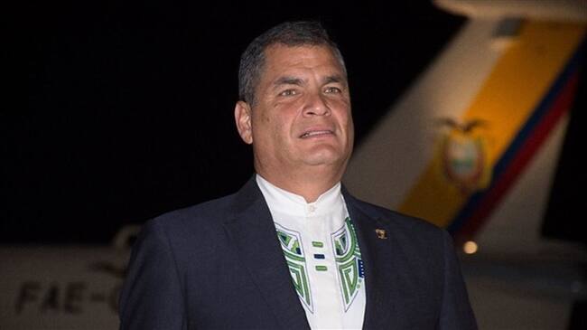 Rafael Correa, expresidente de Ecuador. Foto: Colprensa