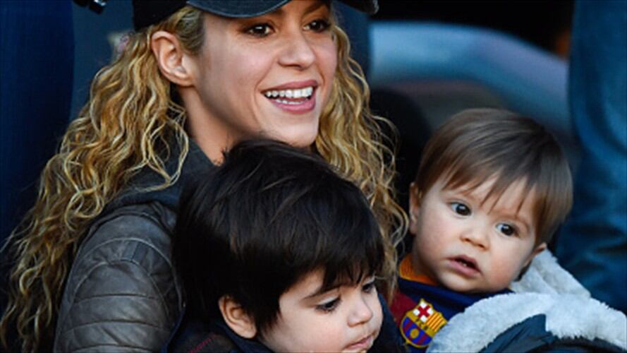 Shakira se llevará a sus dos hijos de gira. Foto: Getty Images