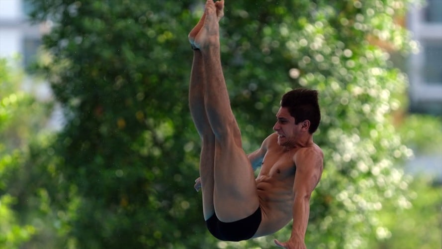 Diego Balleza, clavadista mexicano. Foto: Getty Images