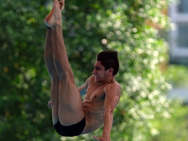 Diego Balleza, clavadista mexicano. Foto: Getty Images