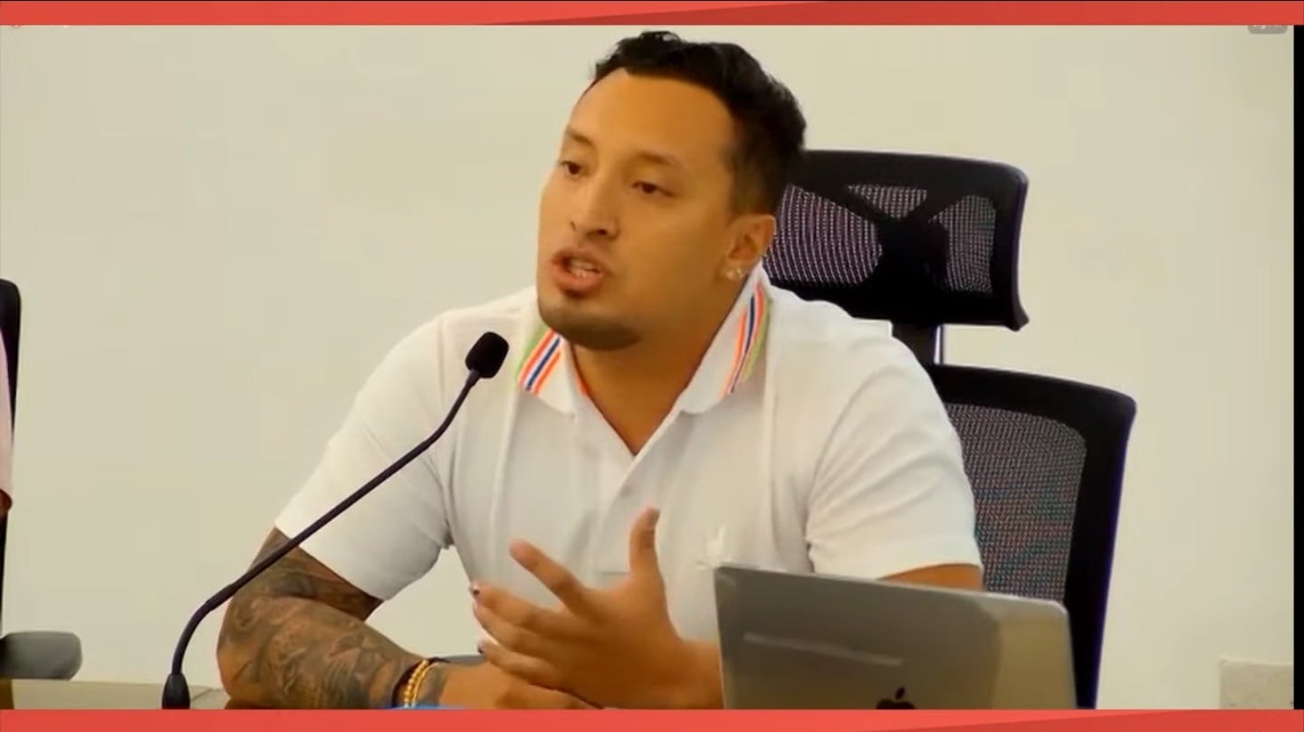 “Yo no elegí ser gay, yo nací gay”: concejal de Bucaramanga pide respeto a personas Lgbtiq. Foto: Pantallazo Concejo de Bucaramanga en Youtube.