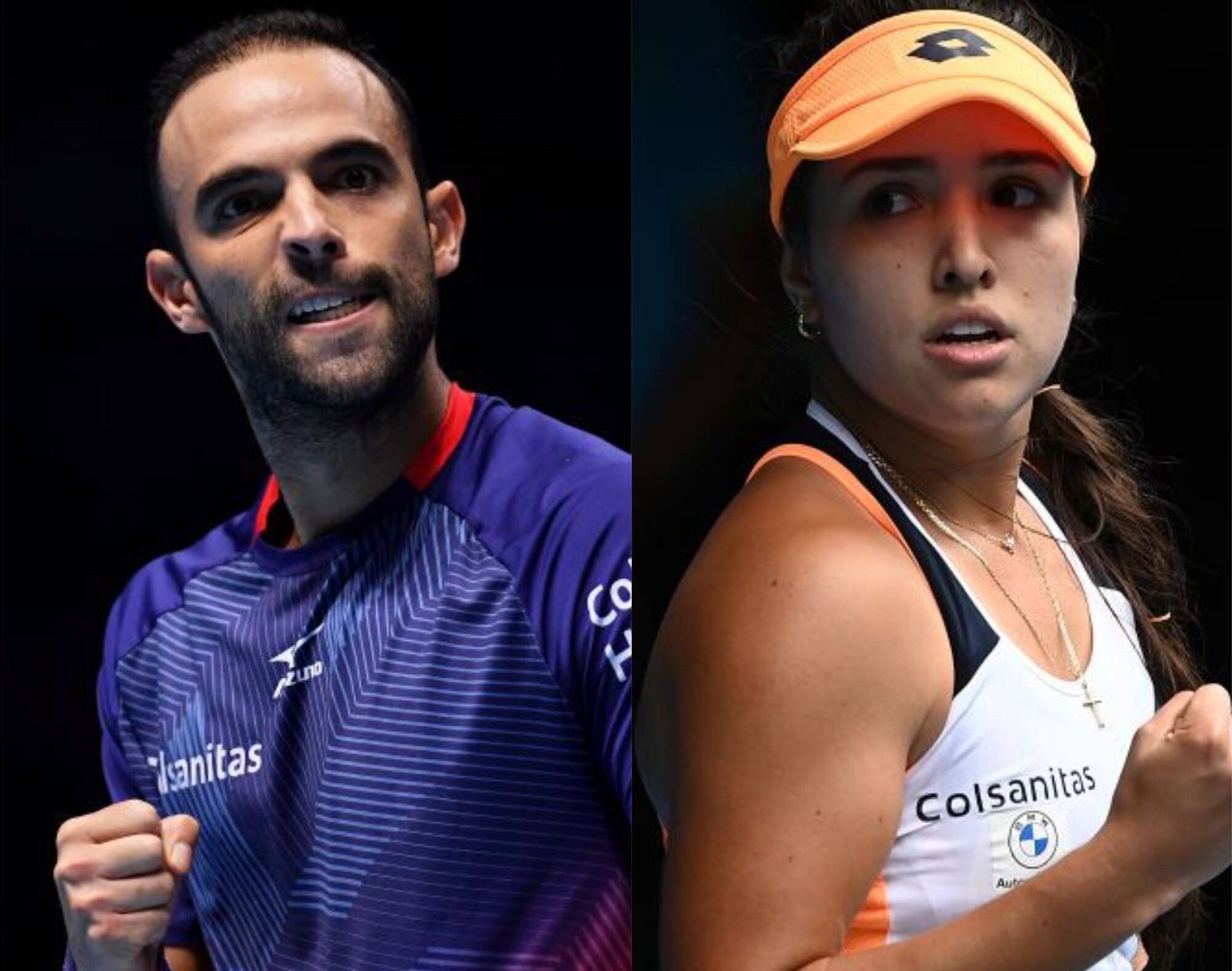 Juan Sebastián Cabal y María Camila Osorio / Foto: Getty Images