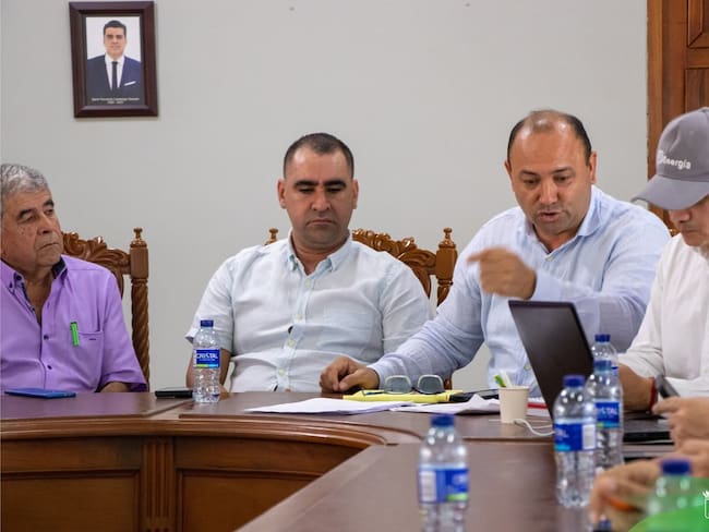 Mesas de trabajo por crisis de combustible en el Catatumbo. Foto: Alcaldía Ocaña.