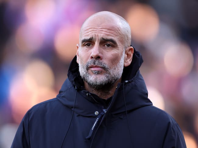 Pep Guardiola durante el Manchester City vs. Crystal Palace en diciembre de 2025. FOTO: Alex Pantling/Getty Images