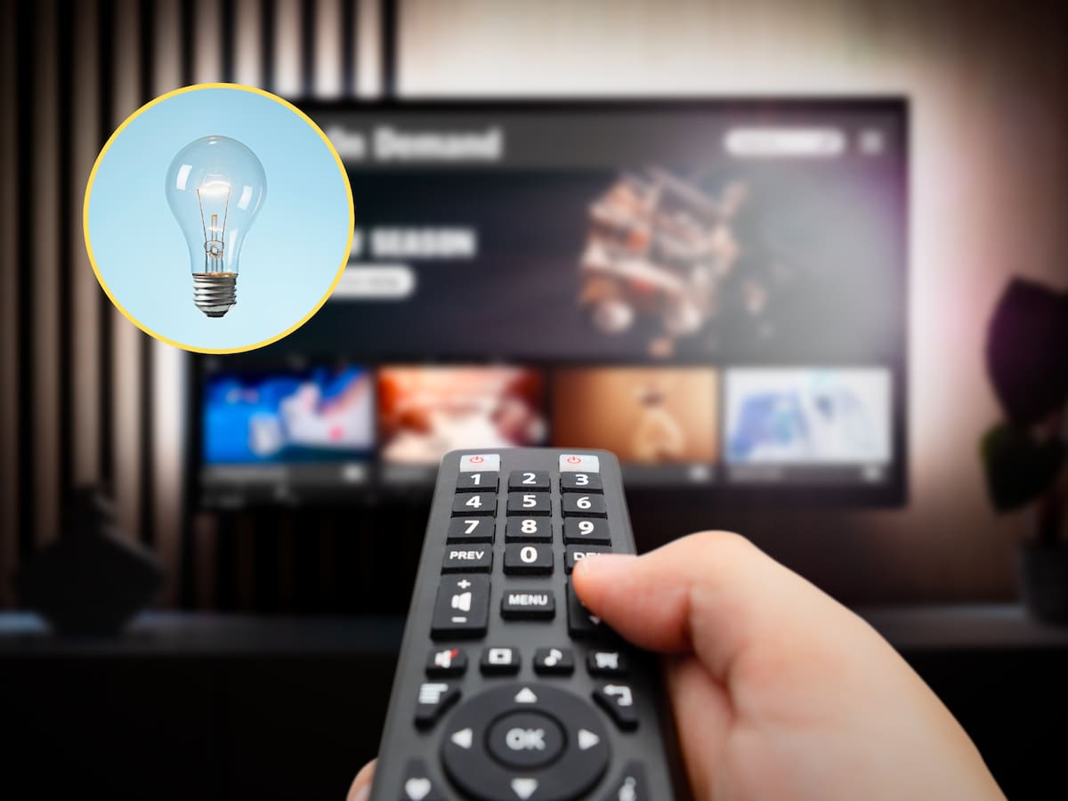 Comparamos el consumo de un bombillo y un televisor: ¿Cuál gasta más?