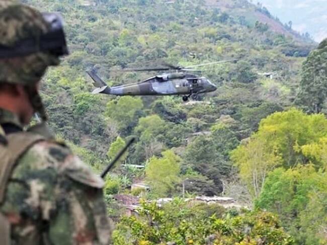 Los lesionados fueron trasladados hasta hospitales de Popayán y Cali. Crédito: Ejército Nacional.