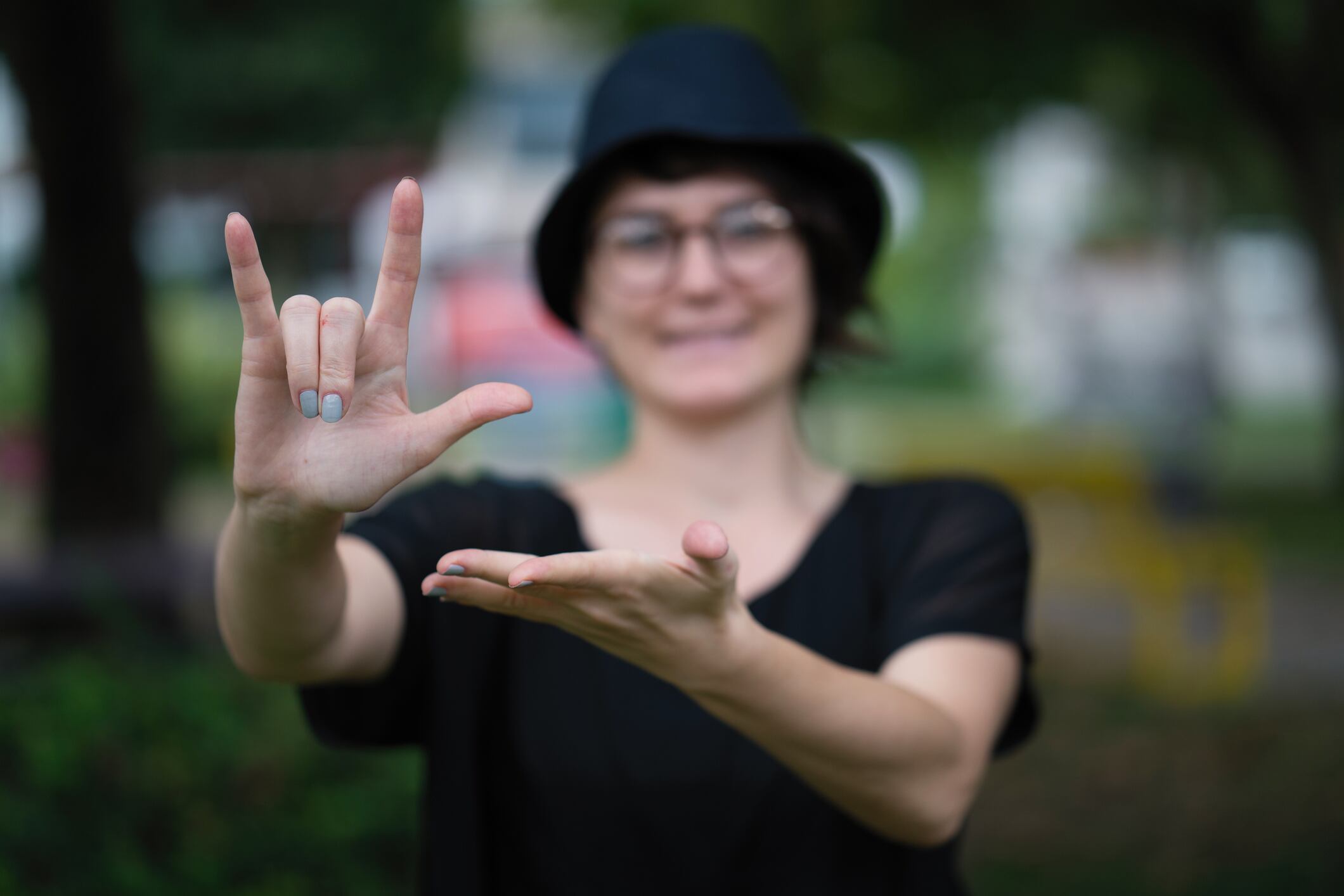 Lengua de señas. Foto: Burak Karademir / Getty Images