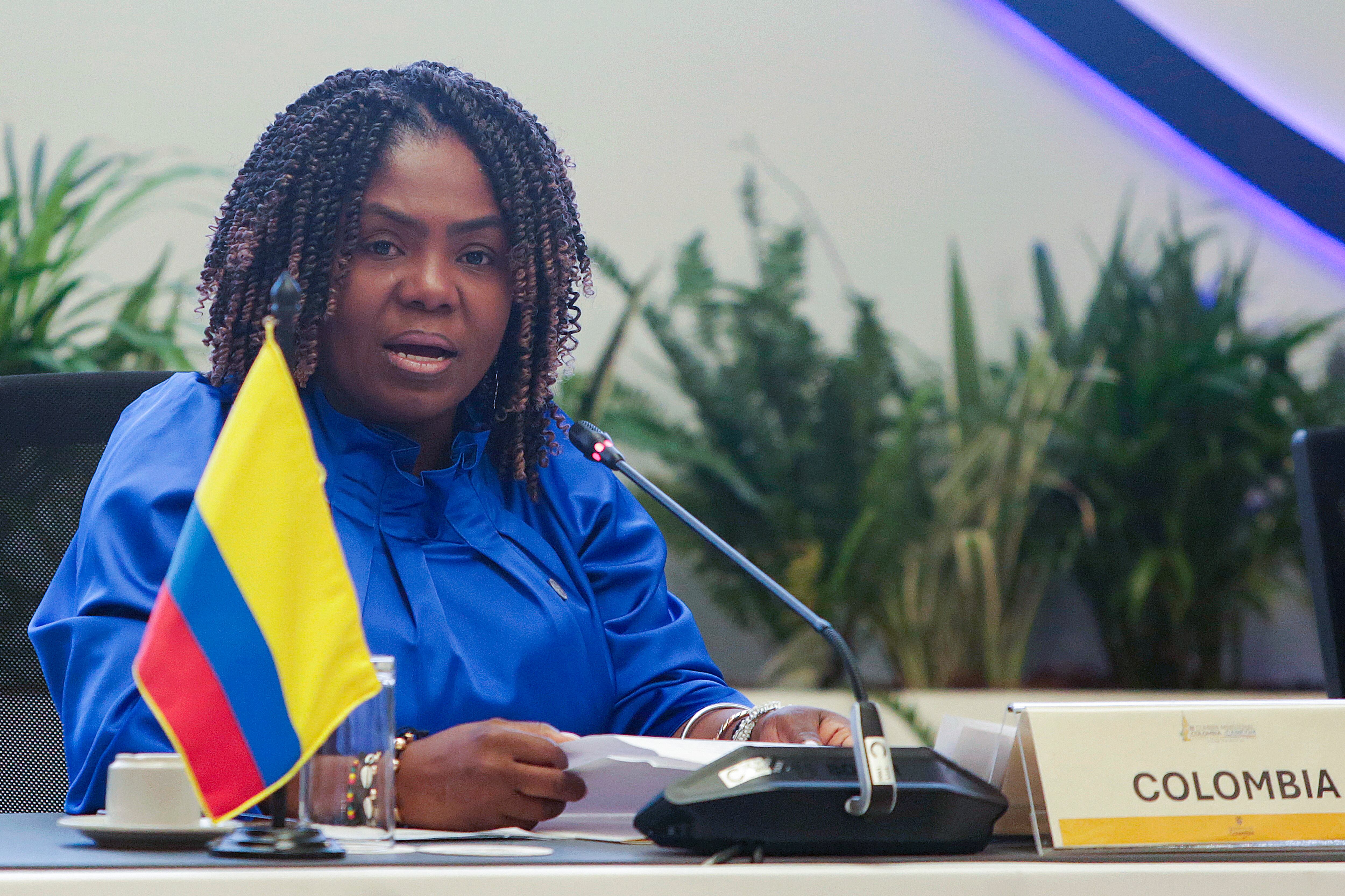 Francia Márquez, vicepresidente de Colombia. Foto: EFE/ Ricardo Maldonado Rozo ARCHIVO