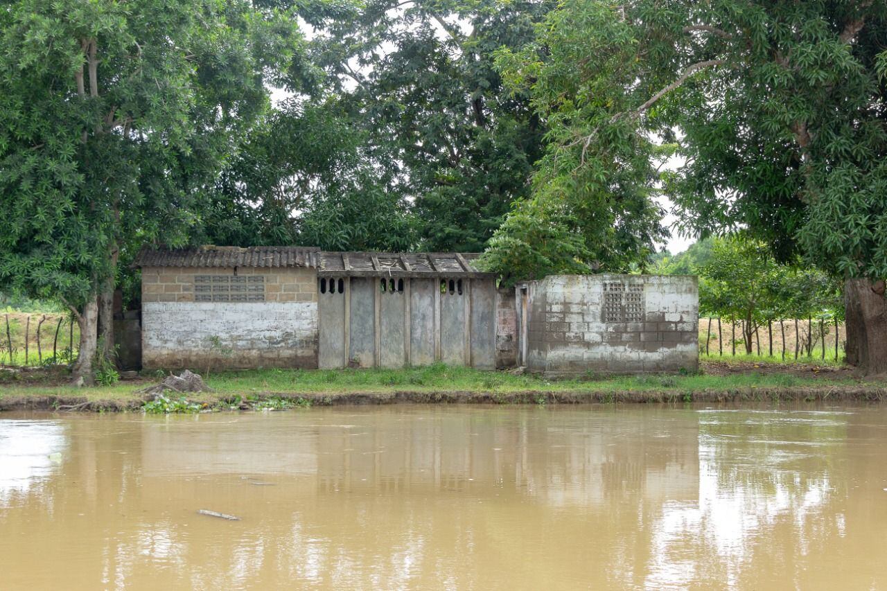 Estos serían los riesgos en Buenavista y Cereté por la intensa temporada de lluvias. Foto: cortesía alcaldía San Bernardo del Viento (referencia).