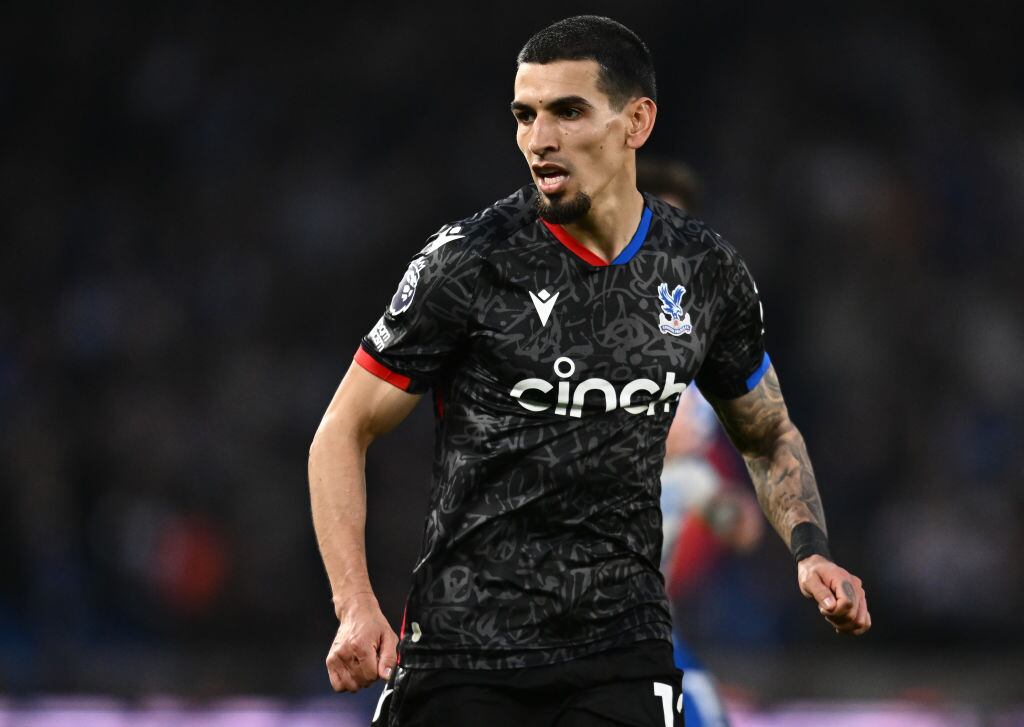 Daniel Muñoz en su debut con el Crystal Palace. Foto: Getty Images.