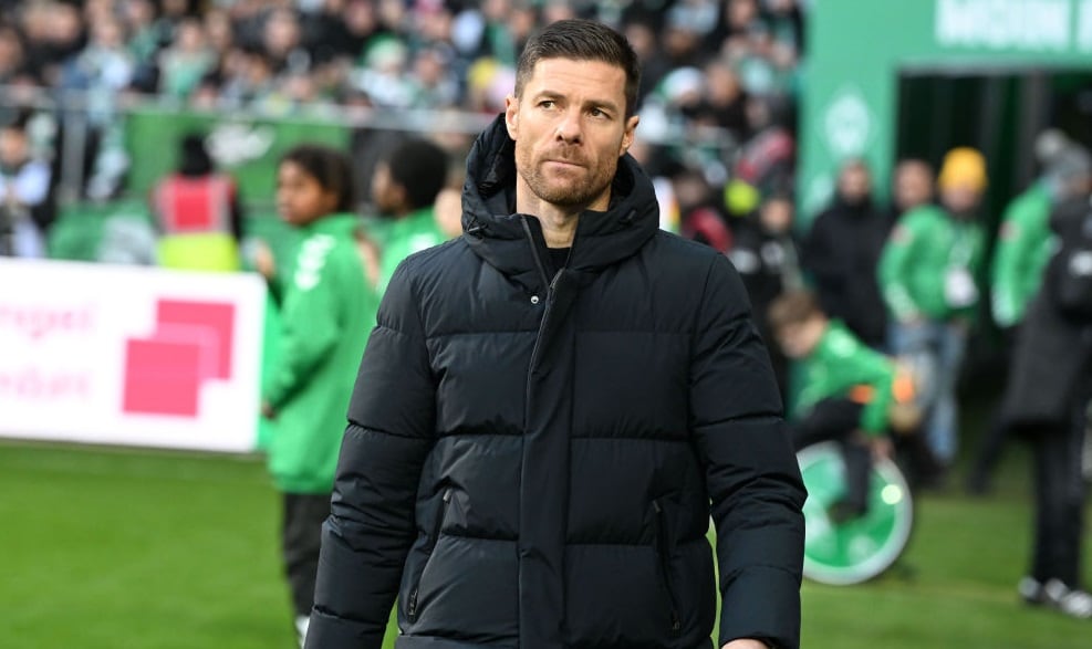 Xabi Alonso, entrenador del Bayer Leverkusen. Foto: Getty Images/ Picture Alliance