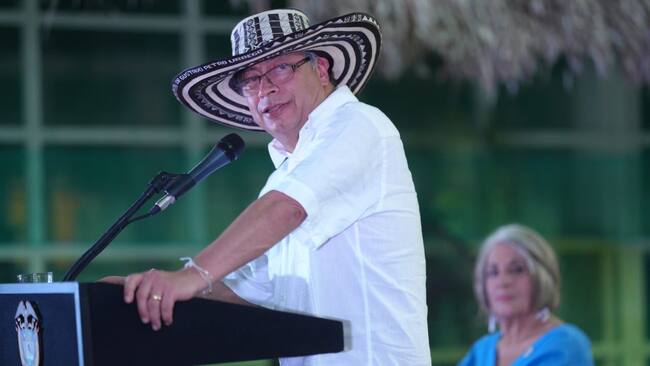 presidente Gustavo Petro en Montería. Foto: Presidencia.