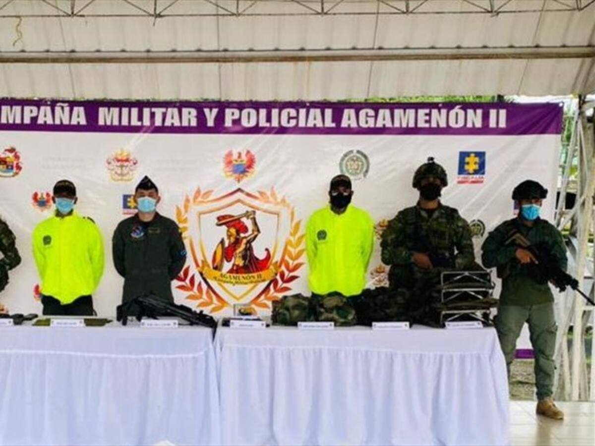 En combates mueren dos presuntos integrantes del Clan del Golfo en el Nudo de Paramillo