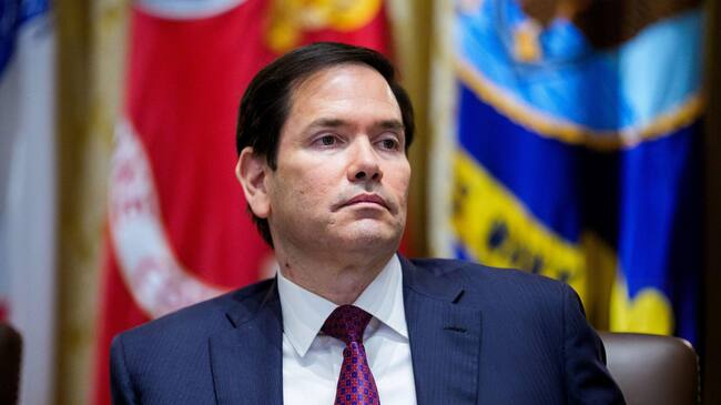 El secretario de Estado de Estados Unidos, Marco Rubio, en la Casa Blanca, el 26 de agosto de 2025. FOTO: Aaron Schwartz/CNP/Bloomberg via Getty Images