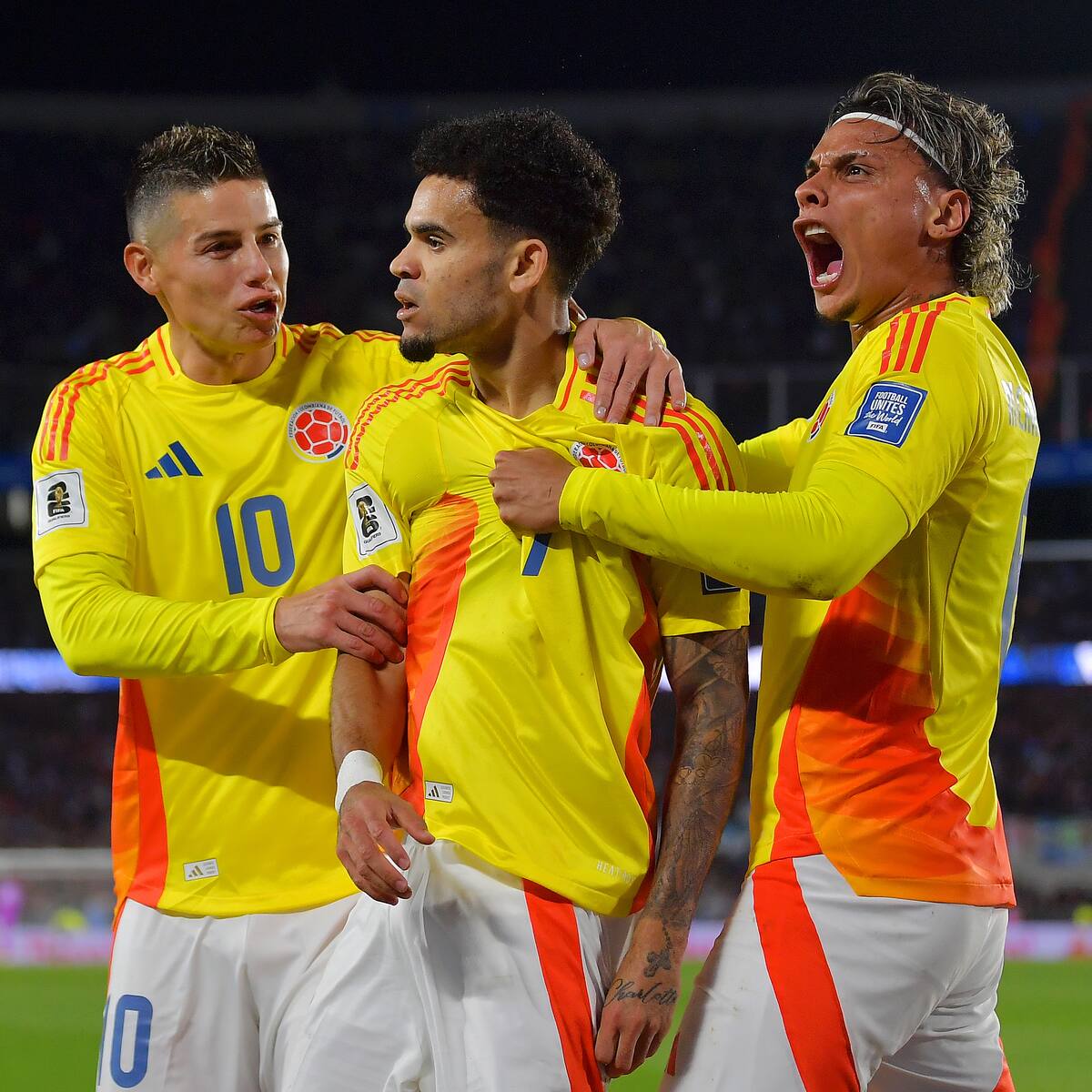 Luis Díaz, con gol ante Argentina, quedó como máximo goleador de la Eliminatoria hacia Mundial 2026