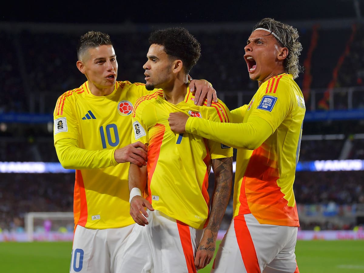 Luis Díaz, con gol ante Argentina, quedó como máximo goleador de la Eliminatoria hacia Mundial 2026