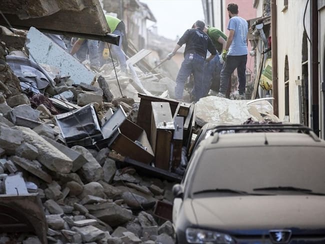 Terremoto en Italia. Foto: Agencia EFE