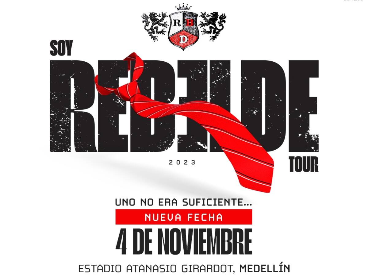Rebelde anuncia segunda fecha en Medellín: ¿cuándo podrá comprar las entradas?