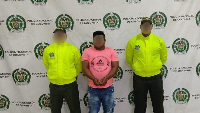 A la cárcel hombre señalado de asesinar a un líder comunitario en el sur de Montería. Foto: Policía.
