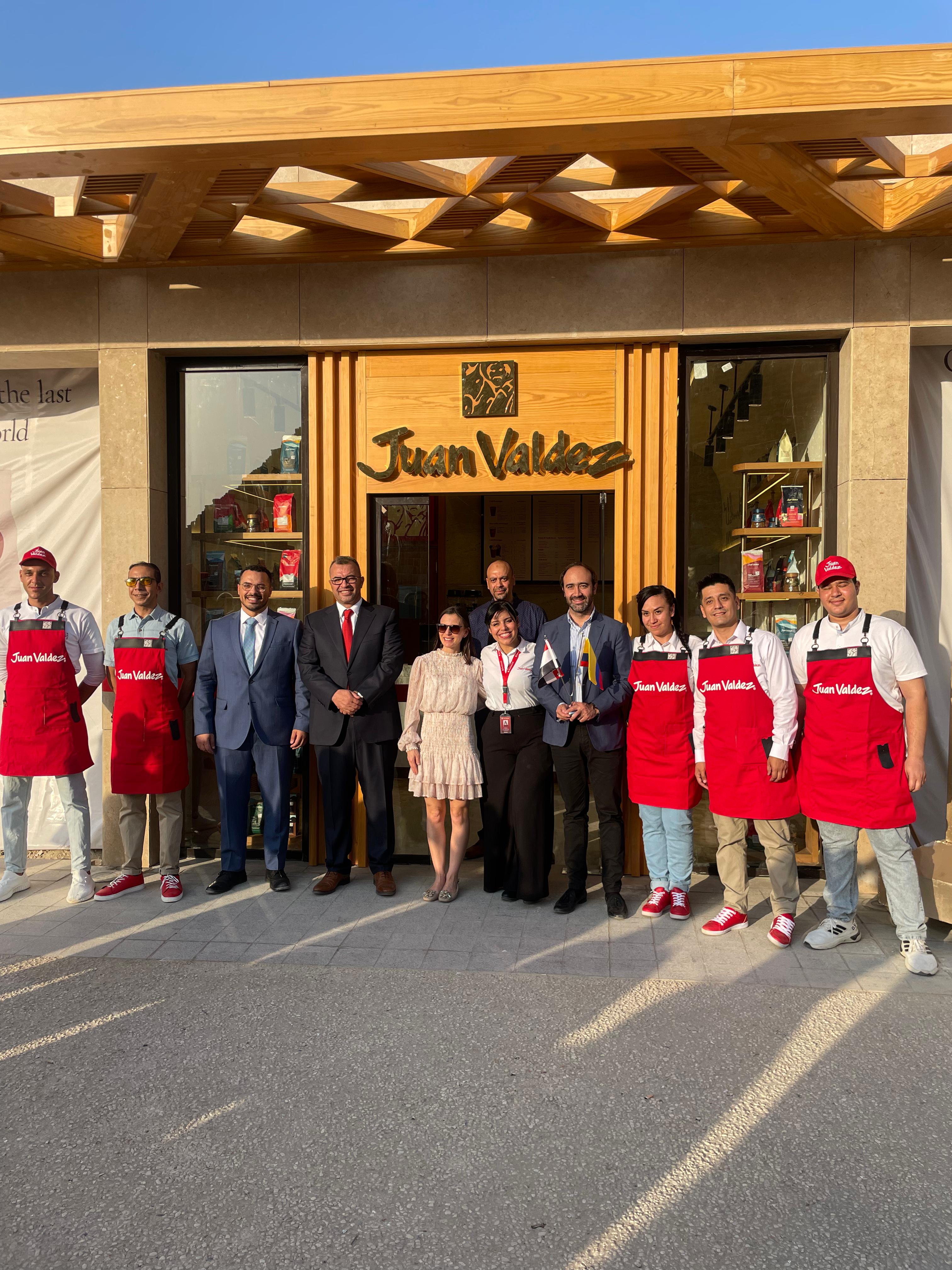 Juan Valdez abre su primera tienda en Egipto. Foto: Suministrada.