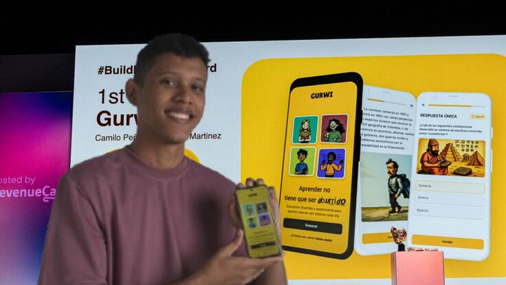 ‘Gurwi’, la app educativa creada por 2 jóvenes colombianos que brilló en Time Square pero busca apoyo