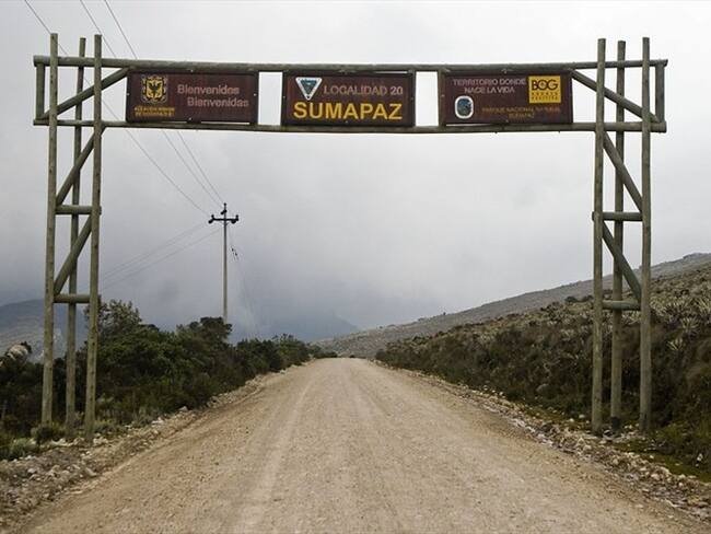 Localidad de Sumapaz en Bogotá. Foto: Colprensa