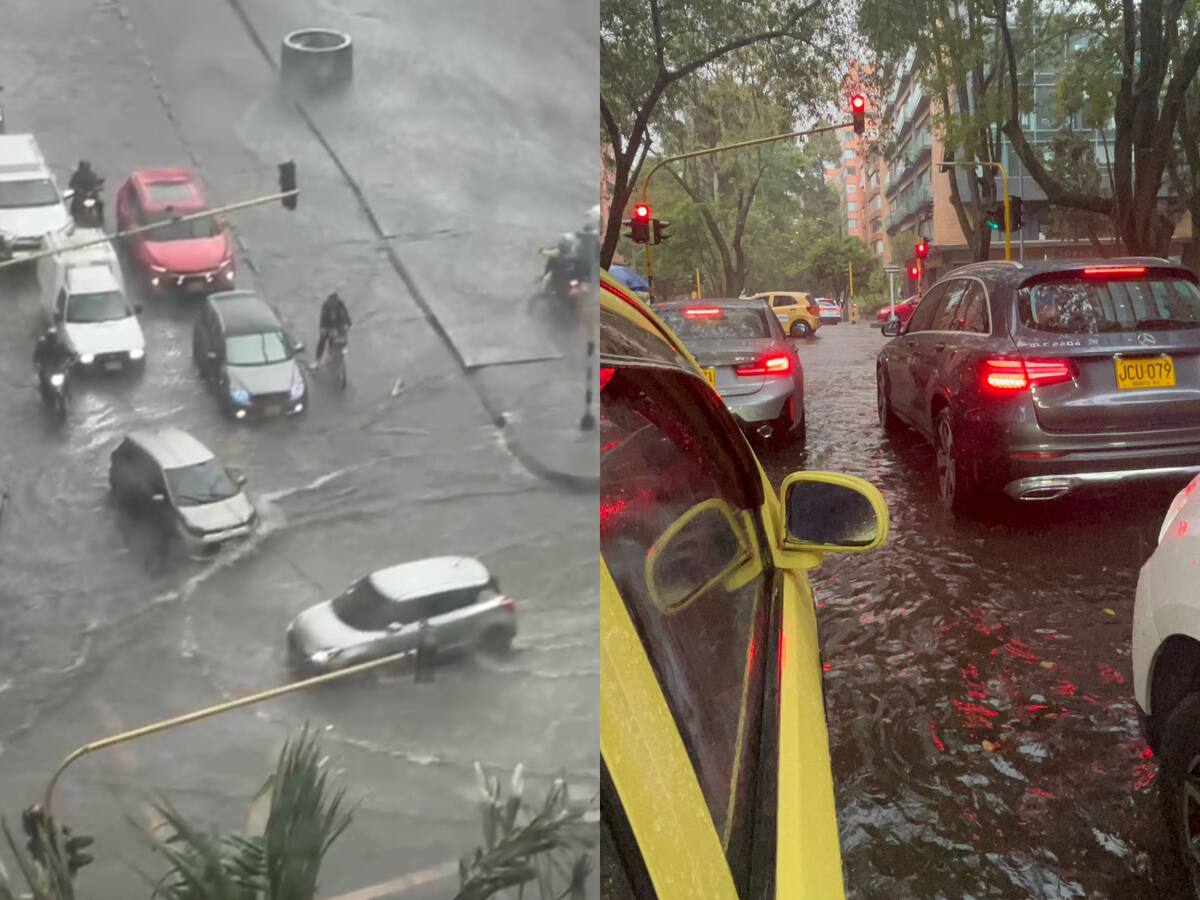 Lluvias en Bogotá provocan inundaciones y caos vial en múltiples puntos de la ciudad