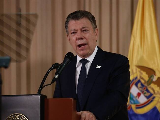 El presidente Juan Manuel Santos fue llamado a dar versión libre ante el Consejo Nacional Electoral por caso Odebrecht. Foto: Colprensa