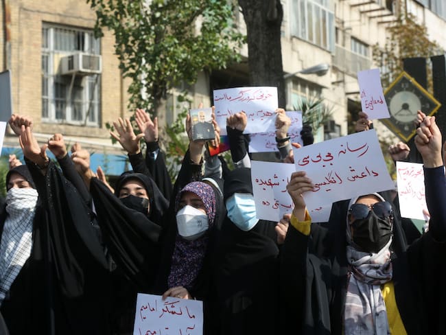 Protestas en Irán. (Photo by Fatemeh Bahrami/Anadolu Agency via Getty Images)