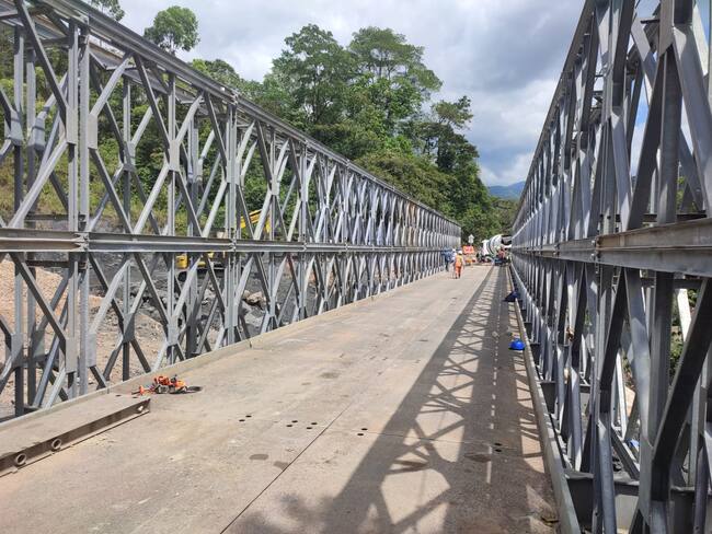 Puente metálico Los Trujillo en Cesar