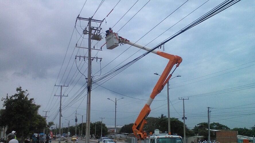 Servicio de energía en el Caribe. Foto: Colprensa