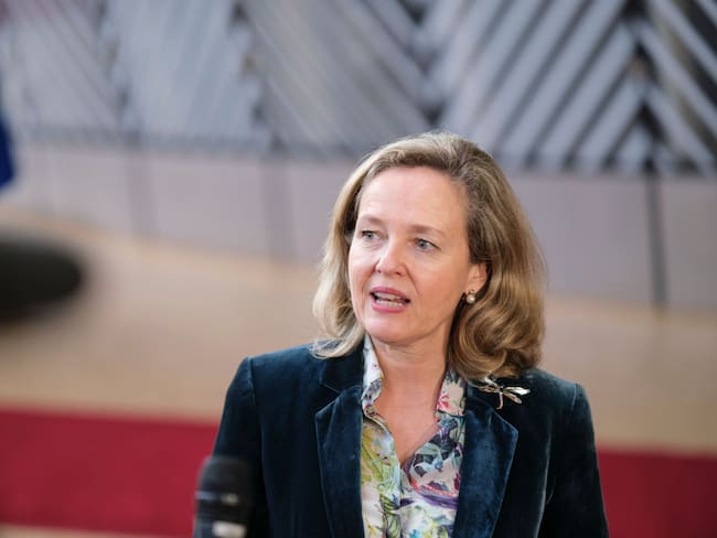 Nadia Calviño, vicepresidenta primera del Gobierno español (Photo by Thierry Monasse/Getty Images)
