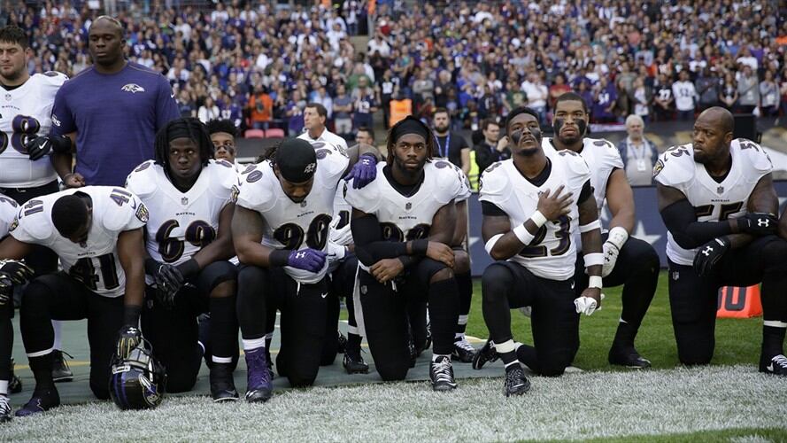 Jugadores de los Ravens de Baltimore. Foto: Associated Press - AP