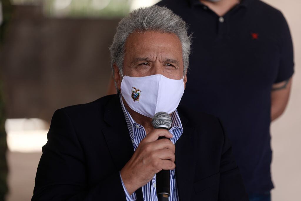 Lenin Moreno, expresidente de Ecuador. Foto: Franklin Jacome/Getty Images.