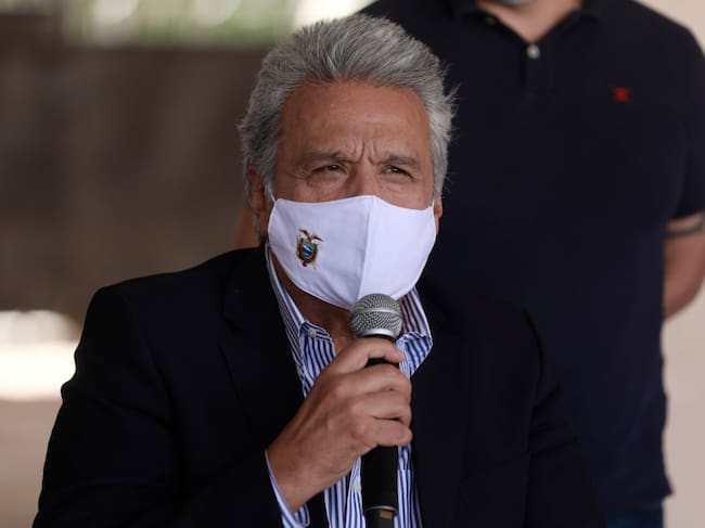 Lenin Moreno, expresidente de Ecuador. Foto: Franklin Jacome/Getty Images.