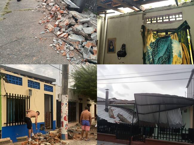 La Virginia, Risaralda, reporta seis viviendas con colapso en sus techos tras fuerte sismo