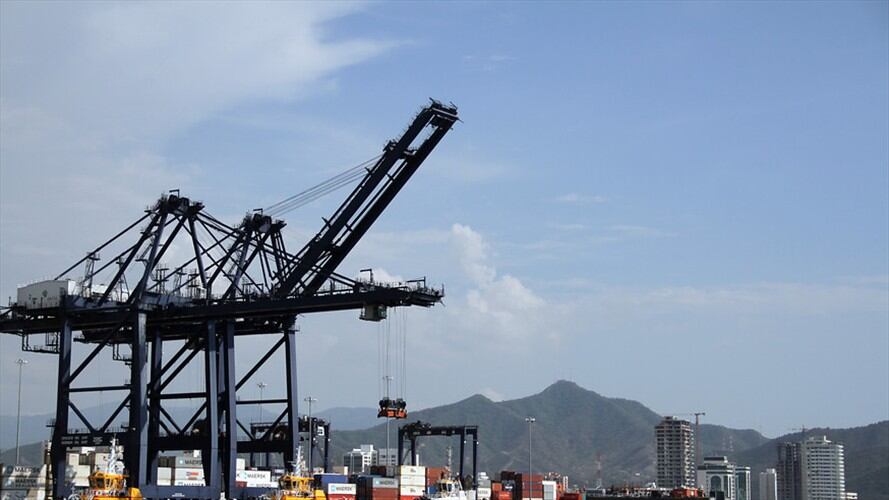 Absuelven a buque panameño anclado en Santa Marta por sospechas de contrabando. Imagen del puerto de la ciudad Foto: Colprensa