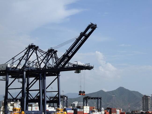 Absuelven a buque panameño anclado en Santa Marta por sospechas de contrabando. Imagen del puerto de la ciudad Foto: Colprensa