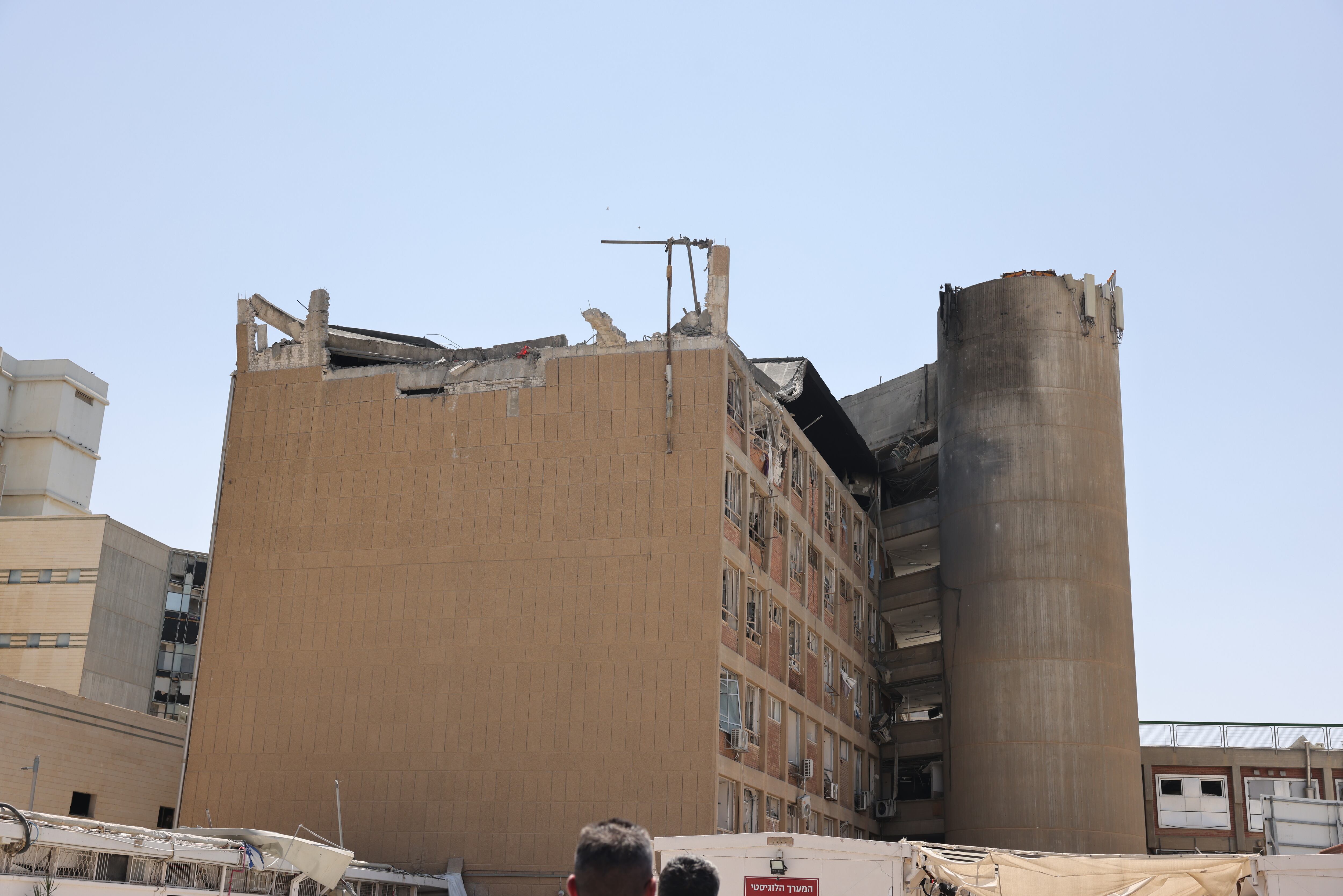 Hospital de Soroka en Israel. Foto: EFE/EPA/MARC ISRAEL SELLEM/POOL.