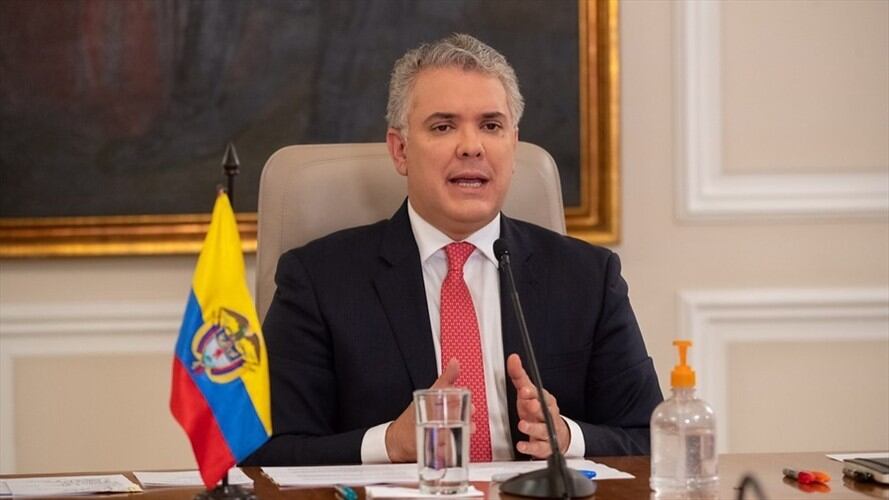 El presidente Iván Duque respondió a las críticas de diferentes sectores por no publicar los acuerdos con las farmacéuticas para adquirir las vacunas . Foto: Colprensa