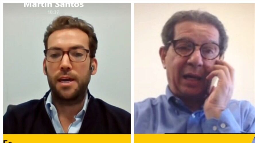 Martín Santos y José Felix Lafourie. Foto: W Radio