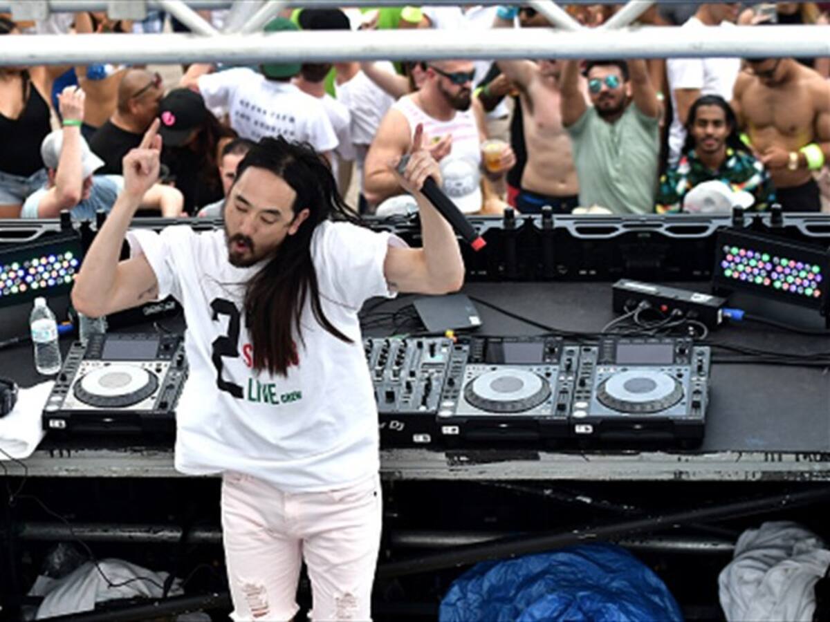 Steve Aoki protagoniza la primera 'rave' con gravedad cero