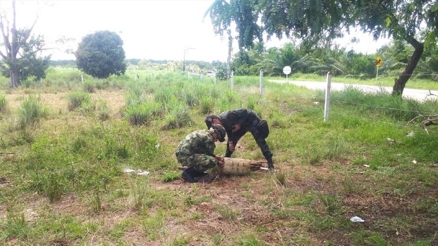 Frustran atentado en San Pablo. . Foto: Ejército.