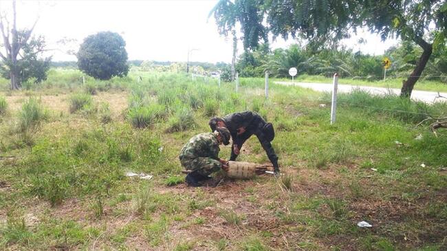 Frustran atentado en San Pablo. . Foto: Ejército.