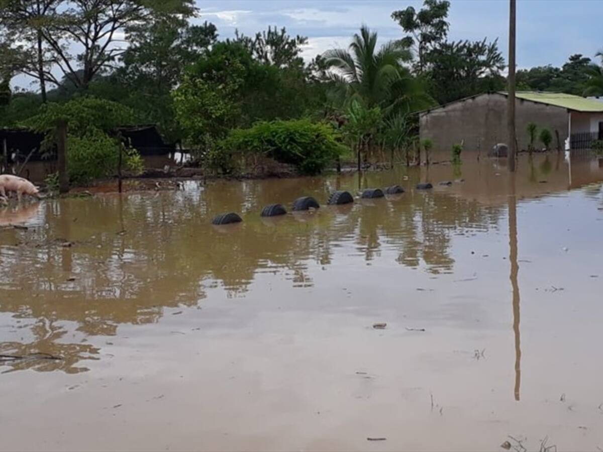 Emergencias en Puerto Libertador, Córdoba, por desbordamiento del río San Jorge