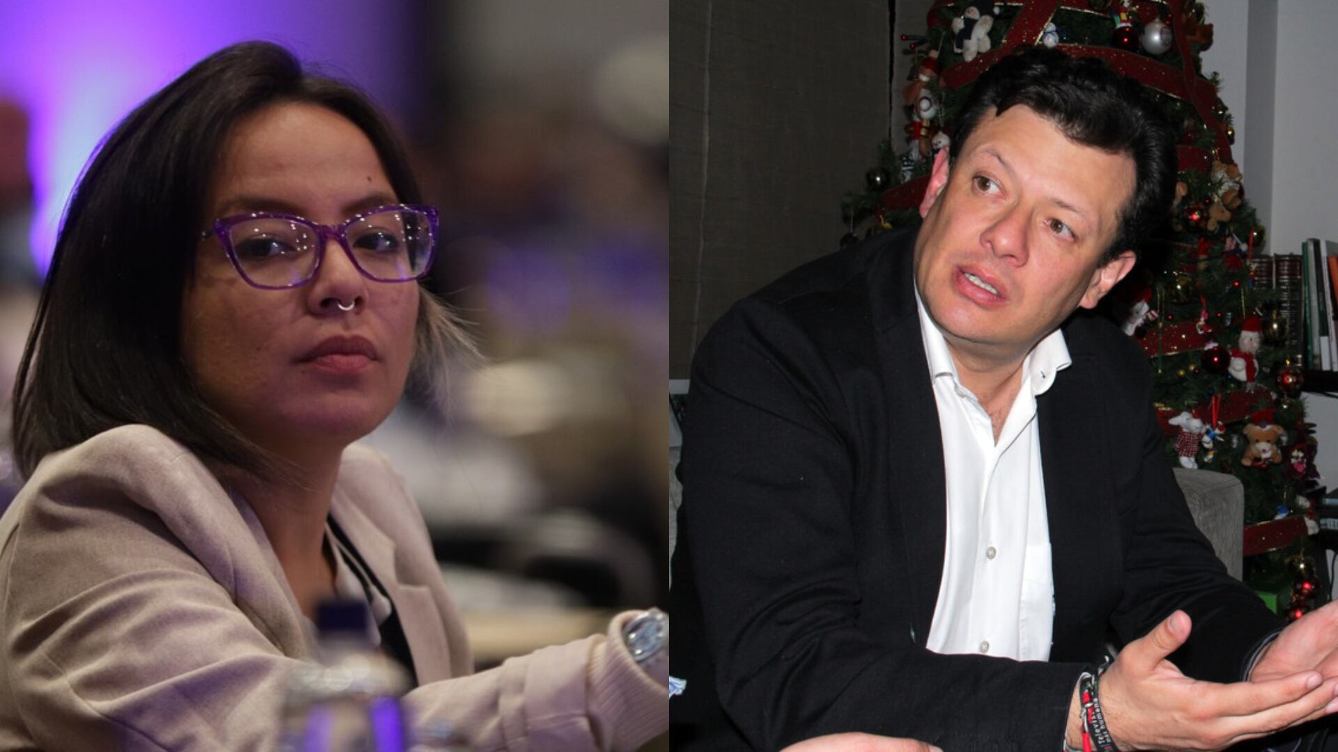 Jennifer Pedraza y Hollman Morris - Colprensa